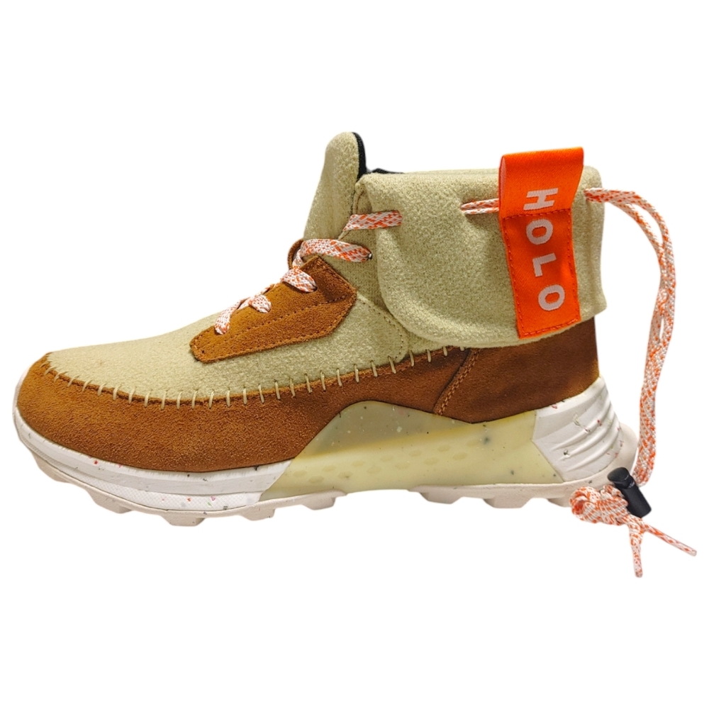 Holo Beige Brown Quorra Lace Up Hiking Sneakers Boots Women's Size 11 NWT